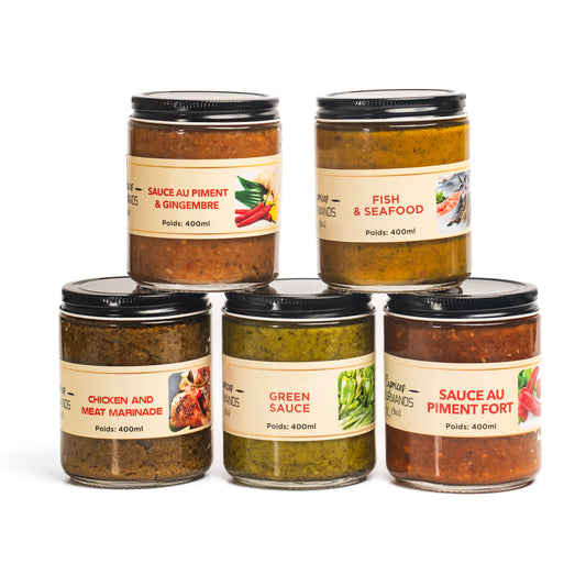 Pack des 5 sauces